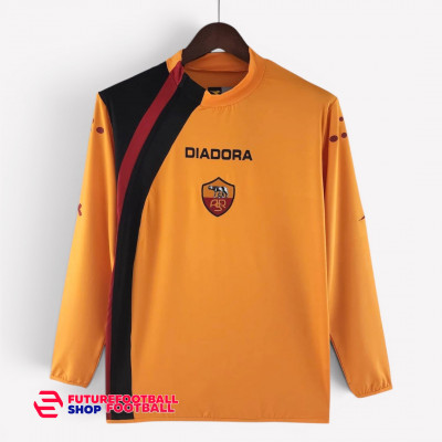 Ретро футболка ROMA 2005/06 домашняя длинный рукав