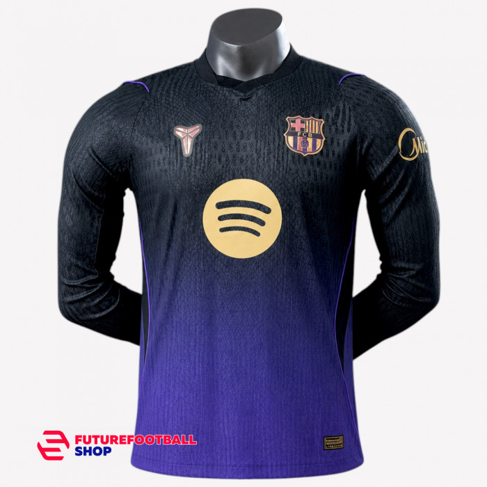 Футболка Барселона 2026/27 (Игровая) гостевая x Kobe длинный рукав
