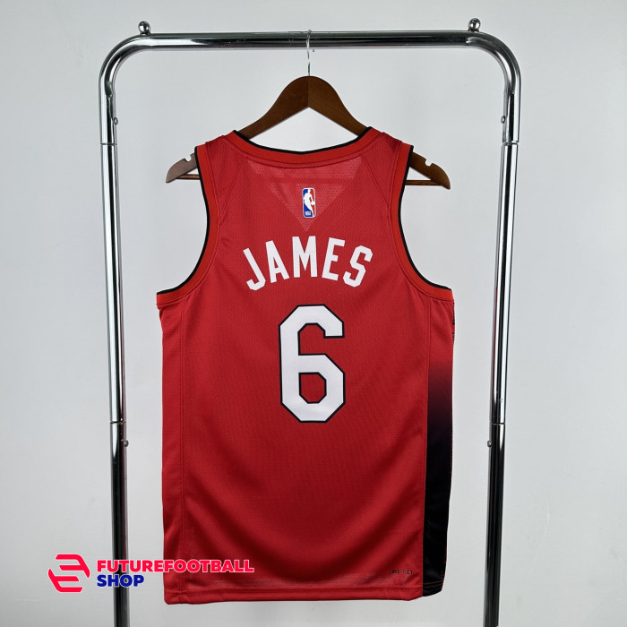 Майка Майами Хит JAMES 6 красная
