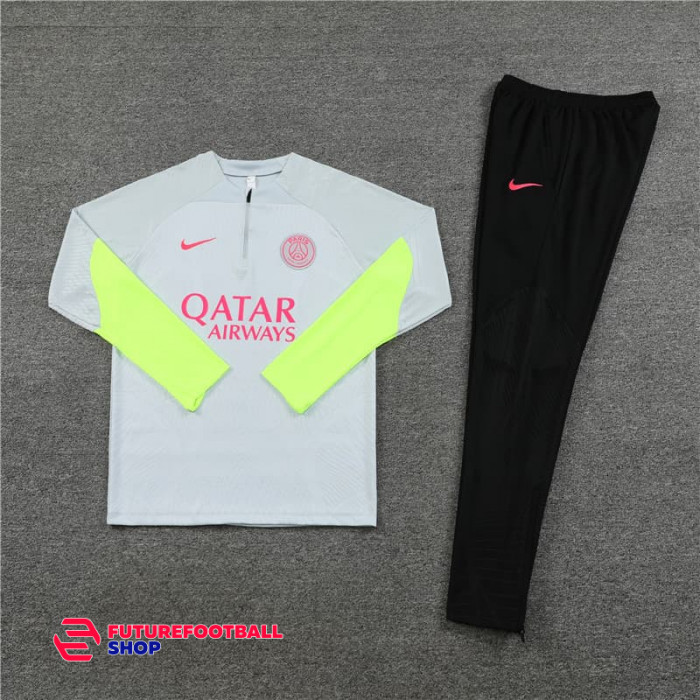 Тренировочный костюм ПСЖ PSG  2023-2024 (игровая версия) серый