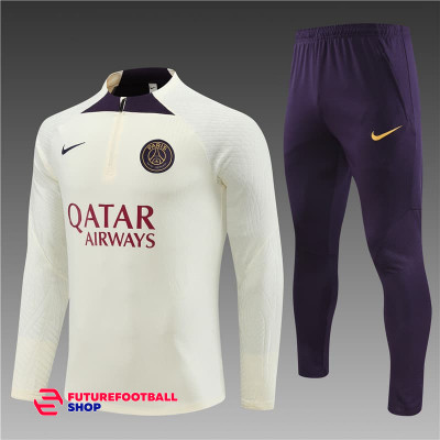 Тренировочный костюм ПСЖ PSG  2023-2024 (игровая версия) бежевый