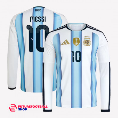 Футболка сборная Аргентина 2026 домашняя MESSI 10 длинный рукав