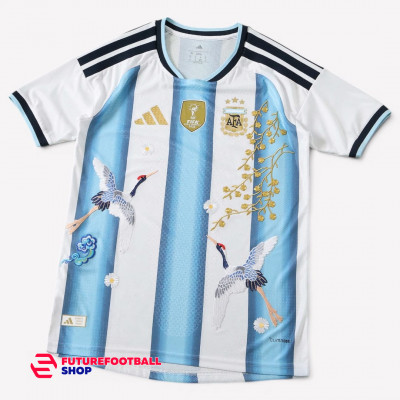 Футболка сборная Аргентина 2026 (Игровая) домашняя концепт World Champions 2022