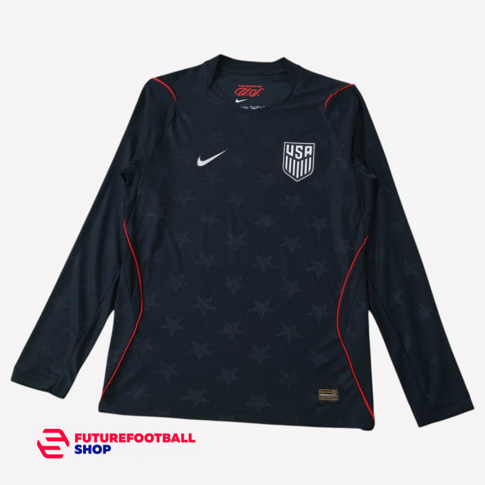 Футболка сборная США 2026 (Игровая) гостевая длинный рукав