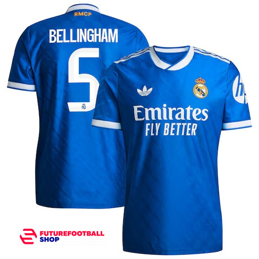  Футболка Реал Мадрид 2025/26 Bellingham #5 резервная (Игровая)  