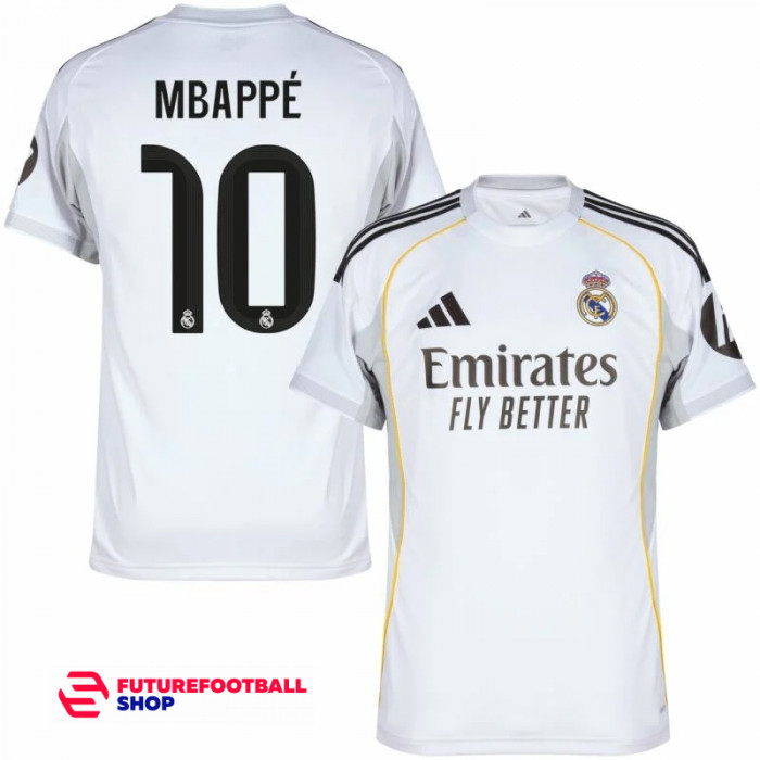 Футболка Реал Мадрид Mbappé #10 2025/26 домашняя