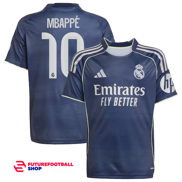 Футболка Реал Мадрид Mbappé #10 2025/26 гостевая