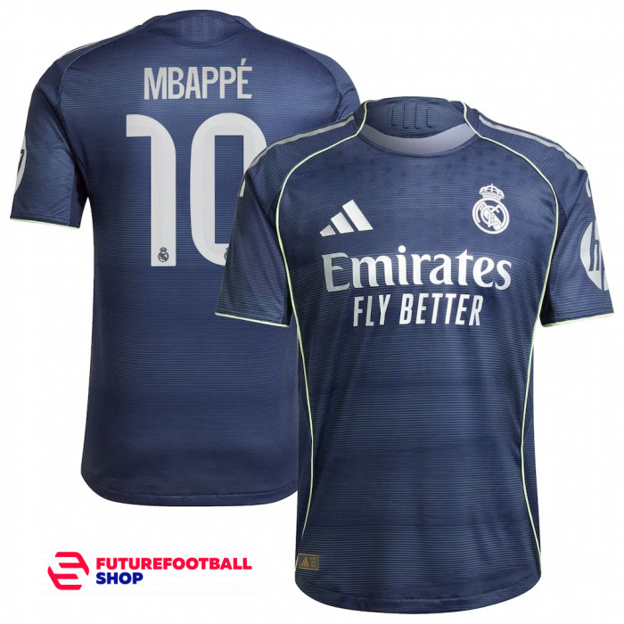 Футболка Реал Мадрид Mbappé #10 2025/26 гостевая (Игровая)