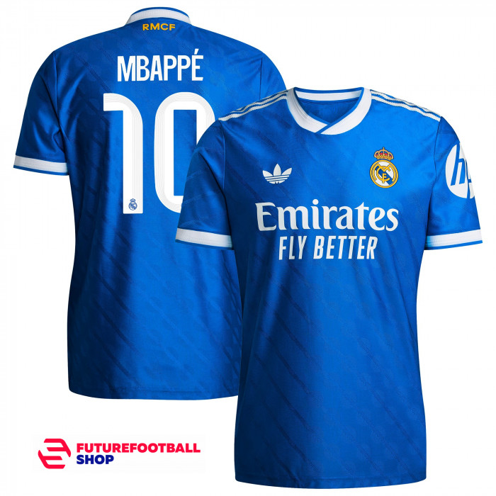 Футболка Реал Мадрид Mbappé #10 2025/26 резервная (Игровая)  