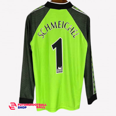 Ретро футболка вратарская Манчестер Юнайтед 1998/99 SCHMEICHEL #1 Длинный рукав