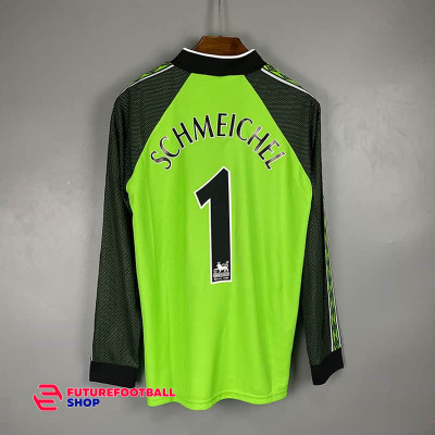 Ретро футболка вратарская Манчестер Юнайтед 1998/99 SCHMEICHEL #1 Длинный рукав