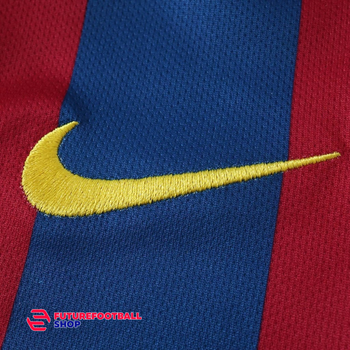 Детская ретро форма Барселона 2005/06 домашняя длинный рукав 